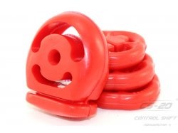 Крепление глушителя Полиуретановое крепление глушителя 2110/2111/2112 (4шт) красный drive