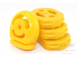 Патрубки / Шланги Полиуретановое крепление глушителя 2170/2171/2172 (4шт) желтый comfort