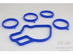 Элементы подвески/ходовой части Полиуретановые прокладки впускн. коллек. 2112/2170/1118(5шт) СИЛИКОН СИНИЙ