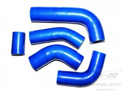 Патрубки / Шланги Полиуретановые патрубки радиатора УАЗ дв.421инжектор (5шт) PROFI СИНИЙ