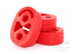 Полиуретановое крепление глушителя Газель (3шт) КРАСНЫЙ DRIVE