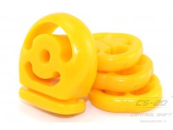 Полиуретановое крепление глушителя 2110/2111/2112 (4шт) желтый comfort