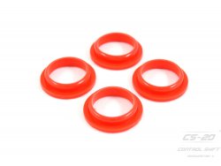 Полиуретановый РК уплотнителей свечных колодцев ГАЗ дв.406 (4шт) КРАСНЫЙ СИЛИКОН высокотемпературный