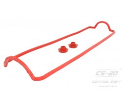 Полиуретановый ремкомплект клапанной крышки(прокладка 1шт+втулка 2шт) 2108/2110/1118/2190 красный силикон