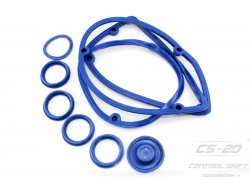 Полиуретановый Р/к клапанной крышки дв.405 Евро3 (7шт прокладка+кольц) синий