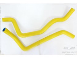 Полиуретановые патрубки радиатора ВАЗ 2190 АКПП (2шт) ЖЕЛТЫЙ серия COMFORT