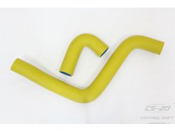 Полиуретановые патрубки радиатора ВАЗ 1118 16кл (2шт) ЖЕЛТЫЙ серия COMFORT