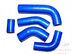 Полиуретановые патрубки радиатора УАЗ дв.421инжектор (5шт) PROFI СИНИЙ