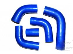 Полиуретановые патрубки радиатора УАЗ 3160 дв.409 инжектор (5шт) PROFI СИНИЙ