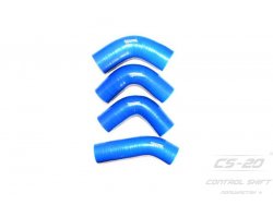 Полиуретановые патрубки радиатора ГАЗель дв.406 ЕВРО-2,3 (4шт) PROFI СИНИЙ