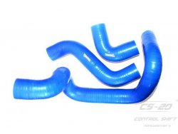 Полиуретановые патрубки радиатора ГАЗ 31105 Крайслер (к-т 3шт) PROFI СИНИЙ