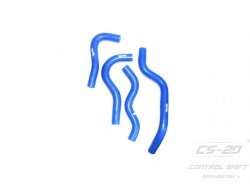 Полиуретановые патрубки печки ГАЗель 3302 дв.406 (4 шт) PROFI СИНИЙ