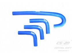 Полиуретановые патрубки печки ГАЗель 31105 дв.Крайслер (4 шт) PROFI СИНИЙ