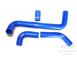 Полиуретановые патрубки радиатора ВАЗ 2105-2107 с алюминиевый радиатором (4шт) Profi синий