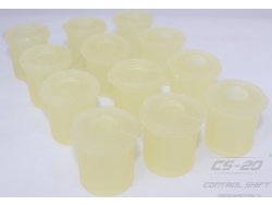 Втулки рессорные Волга (12шт) Полиуретан прозрачный