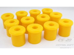 Полиуретановые втулки рессорные Волга (12шт) ЖЕЛТЫЙ COMFORT