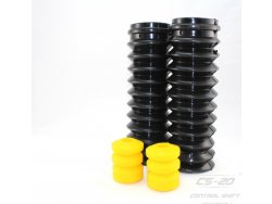 Полиуретановые отбойники задних стоек 2108/21082/2115 (2 отбойника + 2 пыльника 2108-2915681) желтый comfort