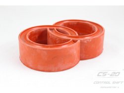 Полиуретановые межвитковые вставки в пружины 2108/2109/2114/2110/2170/1118/иномарки (круглые) (2шт) для увеличения грузоподъемности авто КРАСНЫЕ серия DRIVE