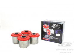 Сайлентблоки нижнего рычага передней подвески 2123 Нива-Шевроле/21214 (4 шт) нового образца Полиуретан красный drive