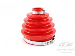 Пыльник привода 2123 внутренний (стакан) с хомутами красный Полиуретан (1 к-т на 1 шрус)