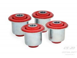 Сайлентблоки переднего рычага Lada Largus/Renault Logan 4шт КРАСНЫЙ ПОЛИУРЕТАН серия DRIVE