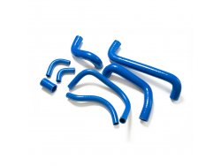 Комплект патрубков 2121 (8 шт) СИНИЙ СИЛИКОН