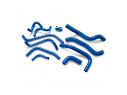 Комплект патрубков 21082-2115 (11 шт) СИНИЙ СИЛИКОН