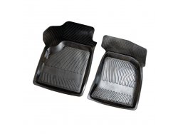 Коврик салона ВАЗ-2170-72 ПРИОРА 2 шт передних ковра в пакете серия Оригинал + материал: каучук