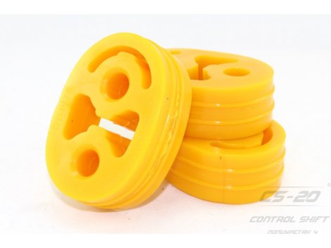 Полиуретановое крепление глушителя Газель (3шт) ЖЕЛТЫЙ COMFORT