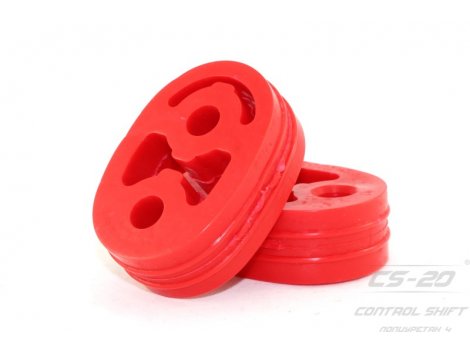 Полиуретановое крепление глушителя Газель (2шт) КРАСНЫЙ DRIVE