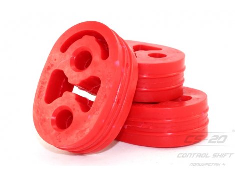 Полиуретановое крепление глушителя Газель (3шт) КРАСНЫЙ DRIVE