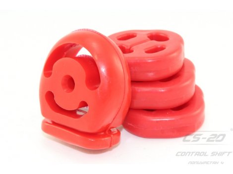 Полиуретановое крепление глушителя 1118/1119/2190/2191(Калина/Гранта) (4шт) красный drive