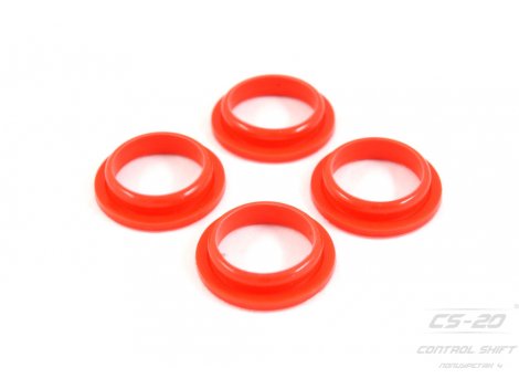 Полиуретановый РК уплотнителей свечных колодцев ГАЗ дв.406 (4шт) КРАСНЫЙ СИЛИКОН высокотемпературный