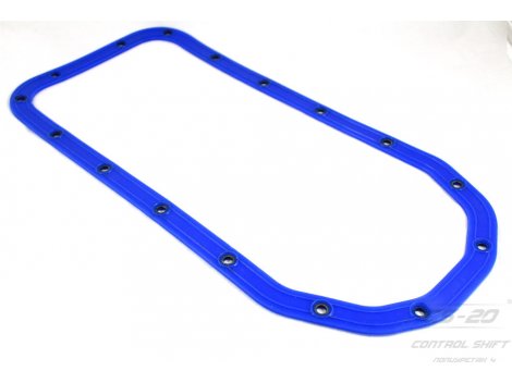 Полиуретановая прокладка поддона 2108/2110/2112/2115/2190/1118 с металлическими шайбами СИНИЙ СИЛИКОН