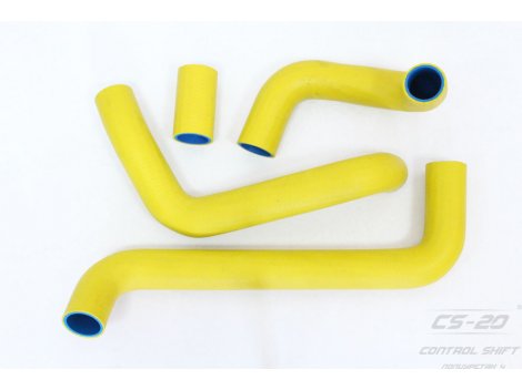 Полиуретановые патрубки радиатора ВАЗ 2121 (4шт) ЖЕЛТЫЙ серия COMFORT