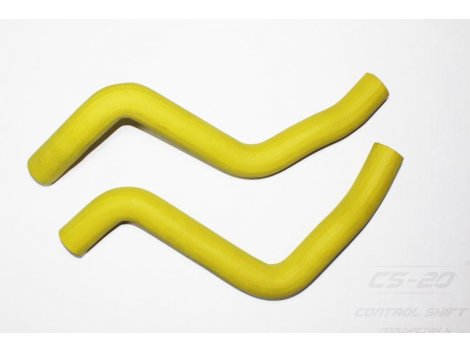 Полиуретановые патрубки радиатора Ваз 2170 дв. 16кл инжектор (2шт) желтый comfort