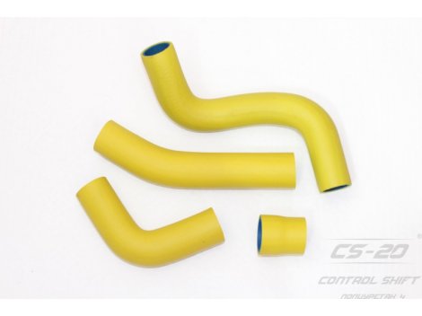 Полиуретановые патрубки радиатора Ваз 21073 инжектор (4шт) желтый comfort
