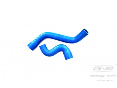 Полиуретановые патрубки радиатора ГАЗон NEXT дв.ЯМЗ Евро 4 (2шт) СИНИЙ СИЛИКОН высокотемпературный с усиленным 4-ёх слойным кордом из полиэфирной ткани серия PROFI ГАРАНТИЯ 3года