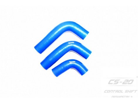 Полиуретановые патрубки радиатора Уаз Патриот легковой (3шт) profi синий