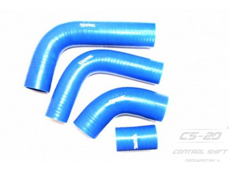 Полиуретановые патрубки радиатора УАЗ дв.УМЗ 4213/ 4216 Хантер (4шт) PROFI СИНИЙ