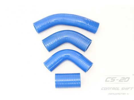 Полиуретановые патрубки радиатора УАЗ грузовой (4шт) PROFI СИНИЙ