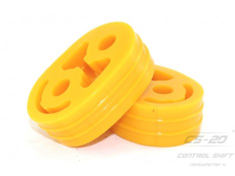 Полиуретановое крепление глушителя Газель (2шт) ЖЕЛТЫЙ COMFORT