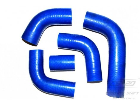Полиуретановые патрубки радиатора УАЗ 3160 дв.409 инжектор (5шт) PROFI СИНИЙ