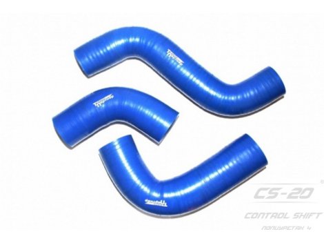 Полиуретановые патрубки радиатора УАЗ 3160 дв.ЗМЗ 409 Е-4 (3шт) PROFI СИНИЙ