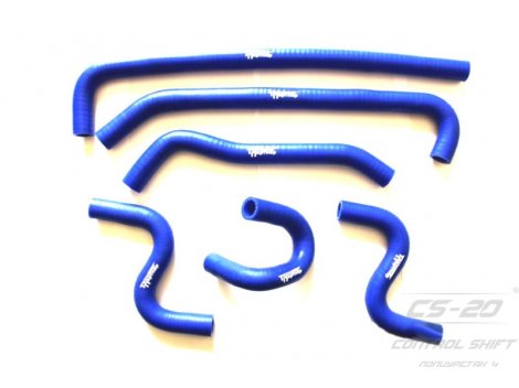 Полиуретановые патрубки печки ГАЗель NEXT (6 шт) PROFI СИНИЙ