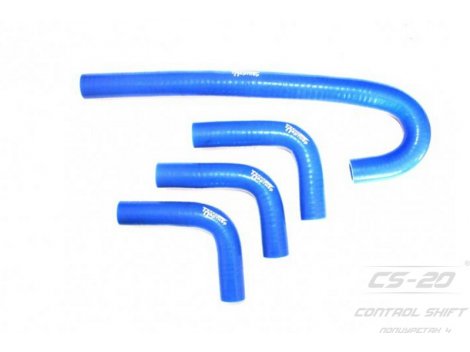 Полиуретановые патрубки печки ГАЗель 31105 дв.Крайслер (4 шт) PROFI СИНИЙ