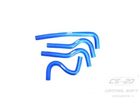 Полиуретановые патрубки печки ГАЗель 31105 (4 шт) PROFI СИНИЙ