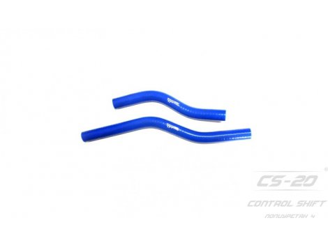 Полиуретановые патрубки печки ВАЗ 2170 (2шт) Profi синий