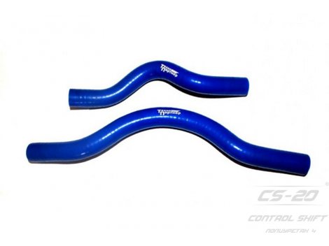 Полиуретановые патрубки печки ВАЗ 2111 (2шт) Profi синий