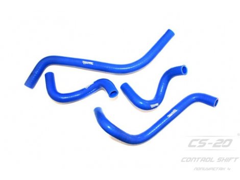 Полиуретановые патрубки печки ВАЗ 21082 (4шт) Profi синий